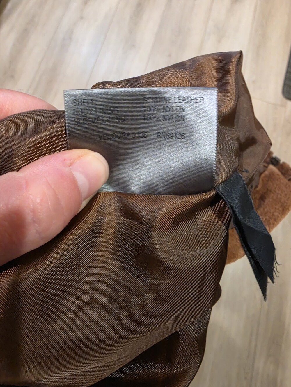 Wilsons Leather Brown Suede Jacket Large - Picture 5 of 5